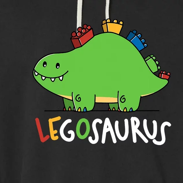 Legosaurus Legos Saurus Garment-Dyed Fleece Hoodie