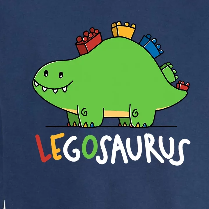 Legosaurus Legos Saurus Garment-Dyed Sweatshirt