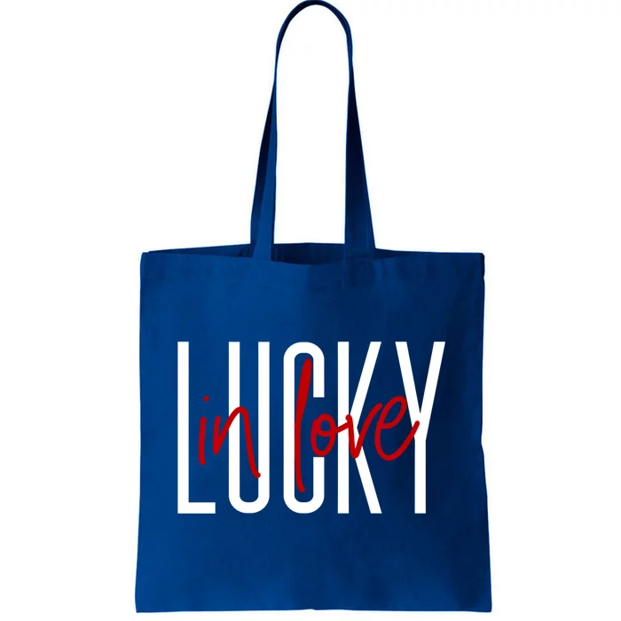 Lucky Love St Patricks Valentines Day Relationship Cute Gift Tote Bag