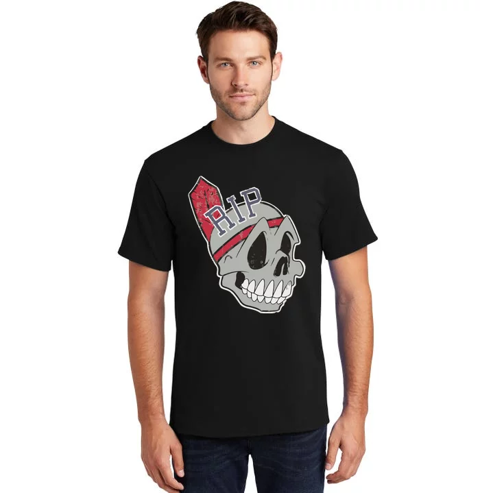 Long Live The Chief Distressed Cleveland Baseball Tall T-Shirt