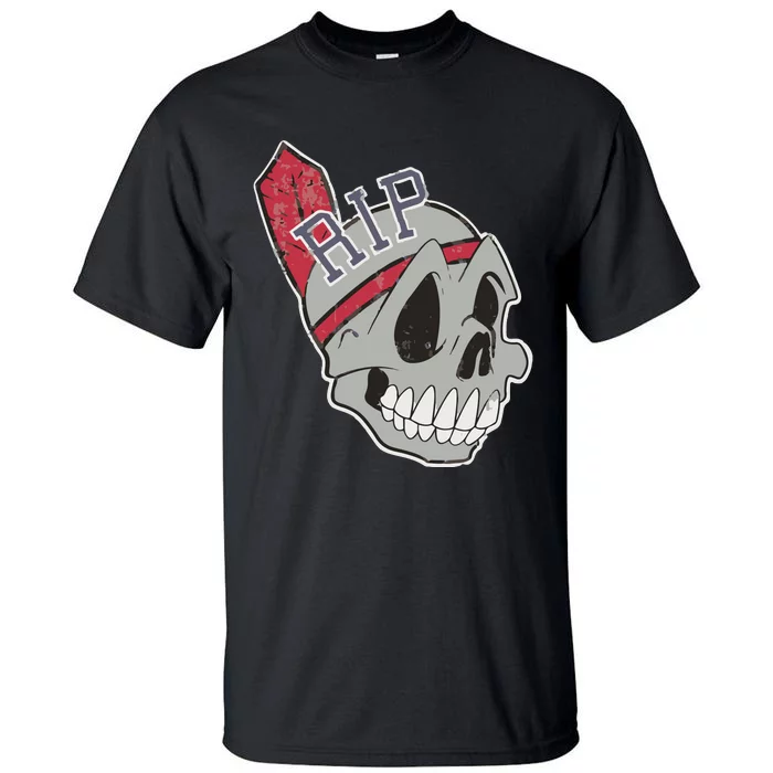 Long Live The Chief Distressed Cleveland Baseball Tall T-Shirt