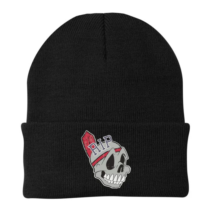 Long Live The Chief Distressed Cleveland Baseball Knit Cap Winter Beanie