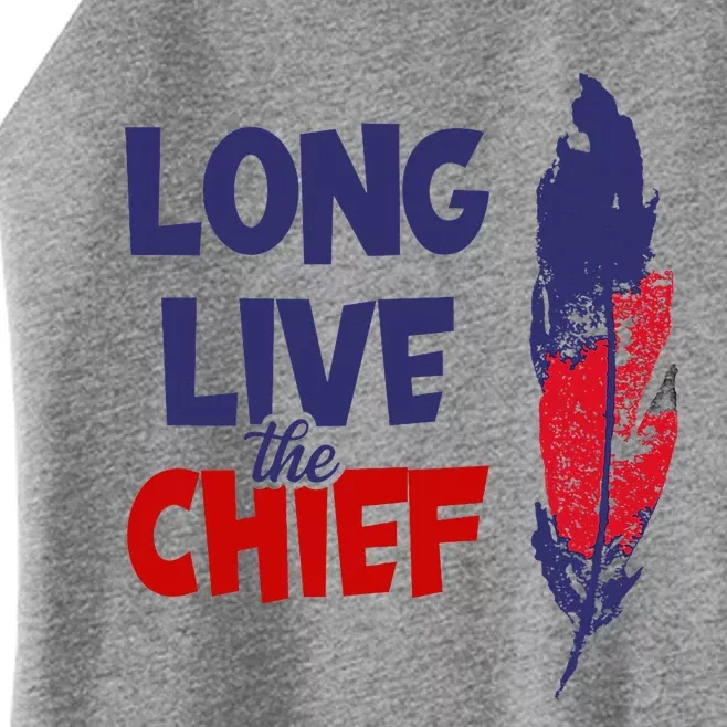 Long Live The Chief Wahoo Cleveland Baseball Women’s Perfect Tri Rocker Tank