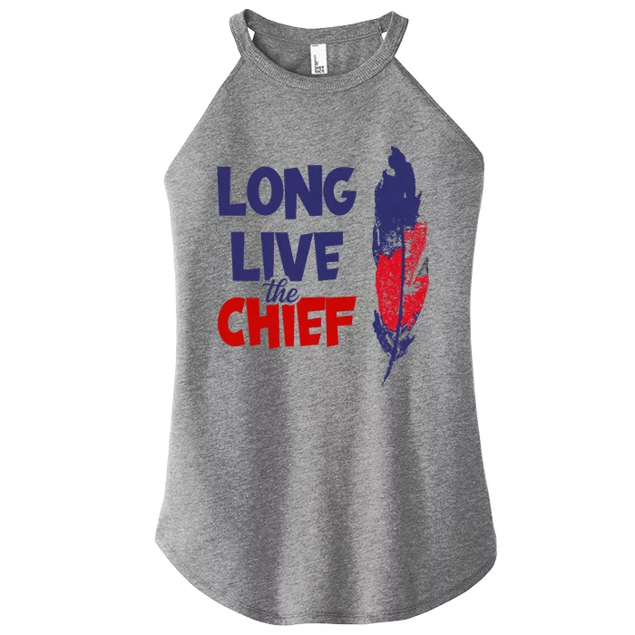 Long Live The Chief Wahoo Cleveland Baseball Women’s Perfect Tri Rocker Tank