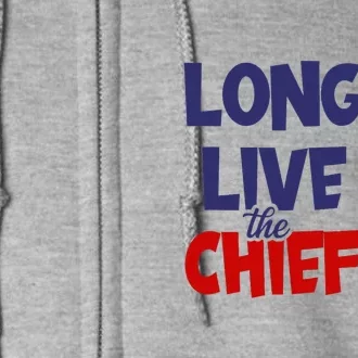 Long Live The Chief Wahoo Cleveland Baseball Full Zip Hoodie