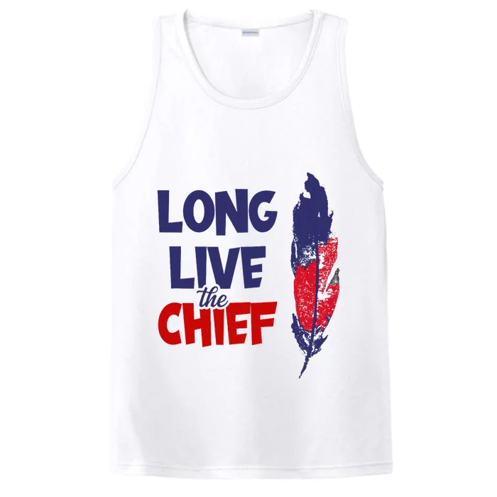 Long Live The Chief Wahoo Cleveland Baseball Performance Tank