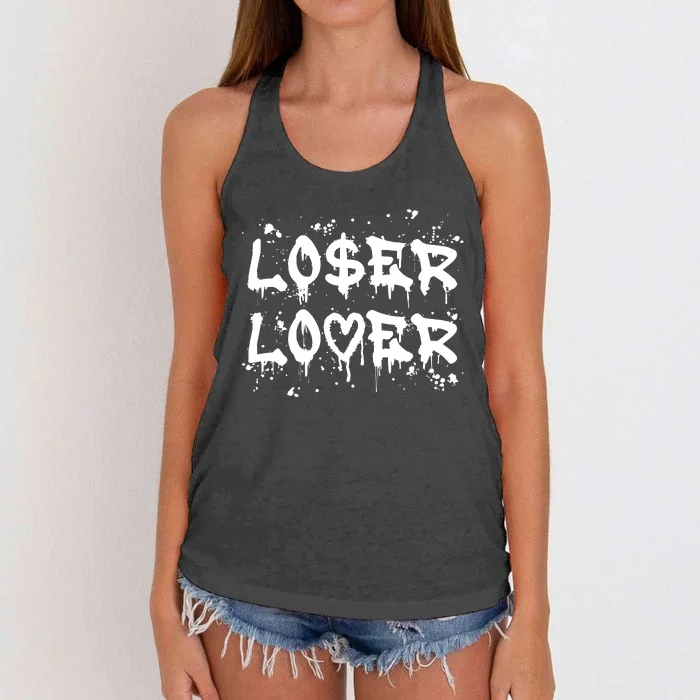 Loser Lover TXT Tomorrow Women's Knotted Racerback Tank