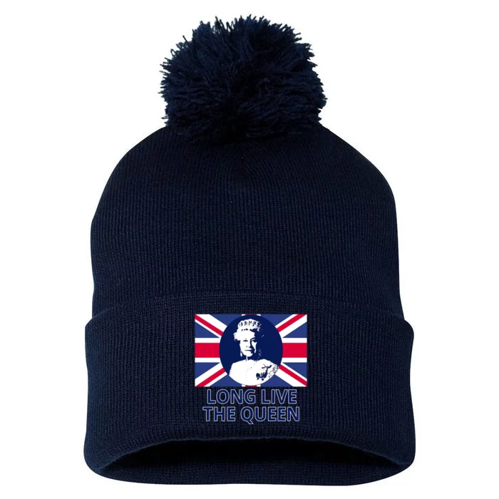 Long Live The Queen Elizabeth Pom Pom 12in Knit Beanie