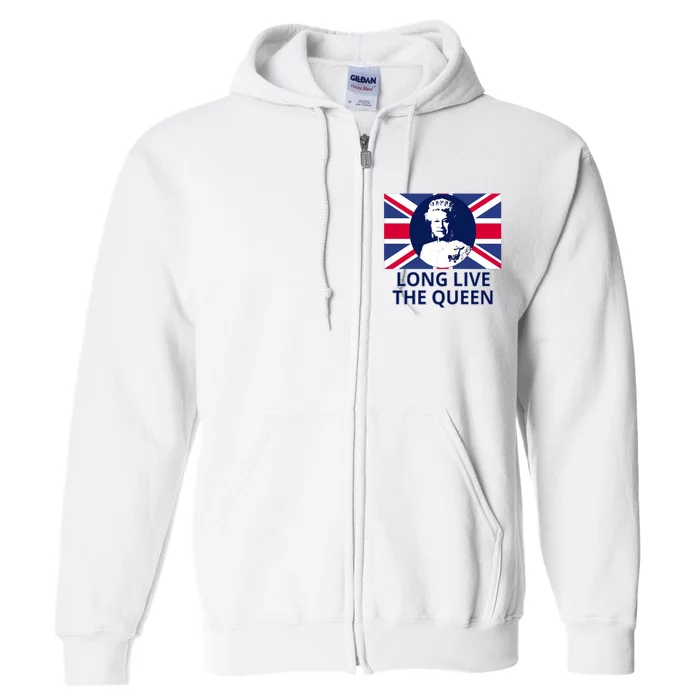 Long Live The Queen Elizabeth Full Zip Hoodie