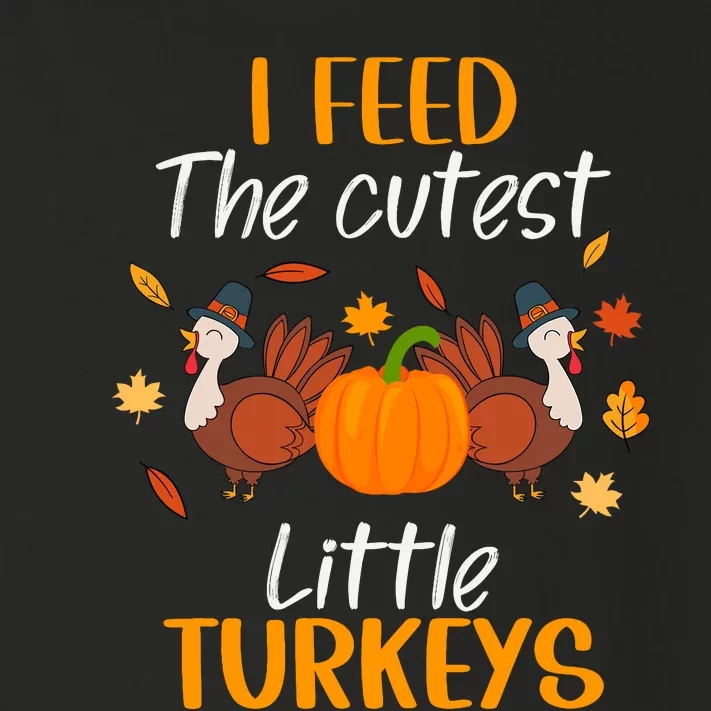 Lunch Lady Thanksgiving I Feed The Cutest Little Turkeys Toddler Long Sleeve Shirt