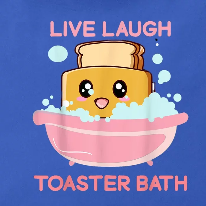 Live Laugh Toaster Bath Zip Tote Bag