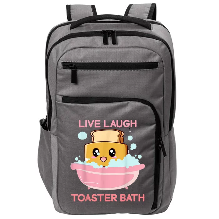 Live Laugh Toaster Bath Impact Tech Backpack