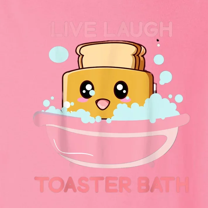 Live Laugh Toaster Bath Toddler Long Sleeve Shirt