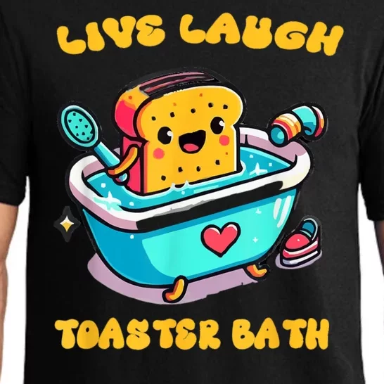 Live Laugh Toaster Bath Pajama Set