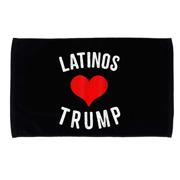 Latinos Love Trump Microfiber Hand Towel