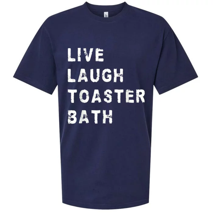 Live Laugh Toaster Bath Sueded Cloud Jersey T-Shirt