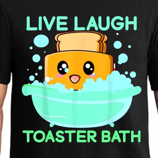 Live Laugh Toaster Bath Pajama Set