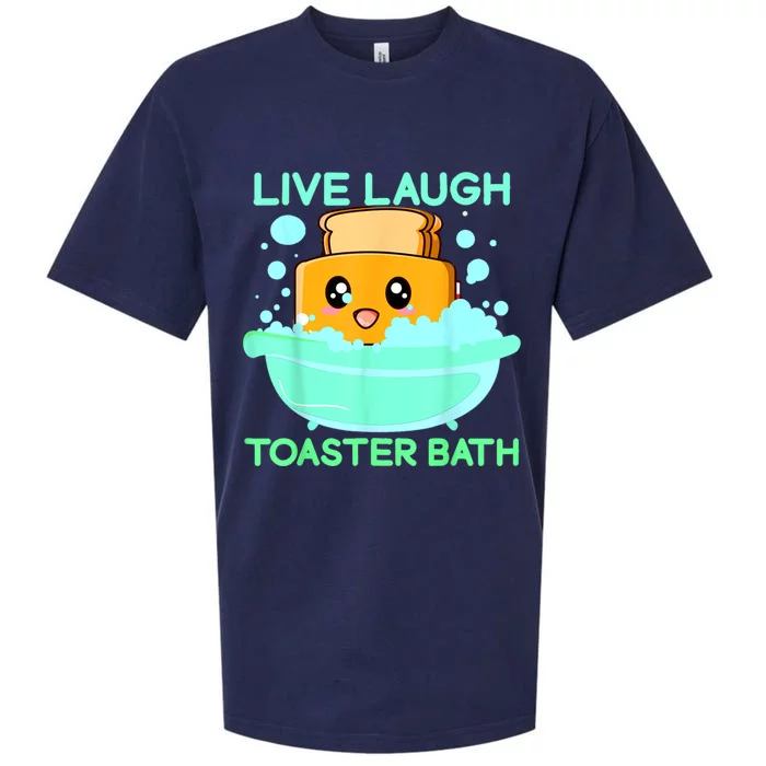 Live Laugh Toaster Bath Sueded Cloud Jersey T-Shirt