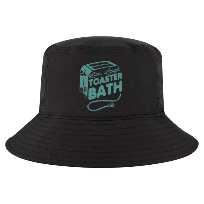 Live Laugh Toaster Bath Happiness Optimism Cool Comfort Performance Bucket Hat