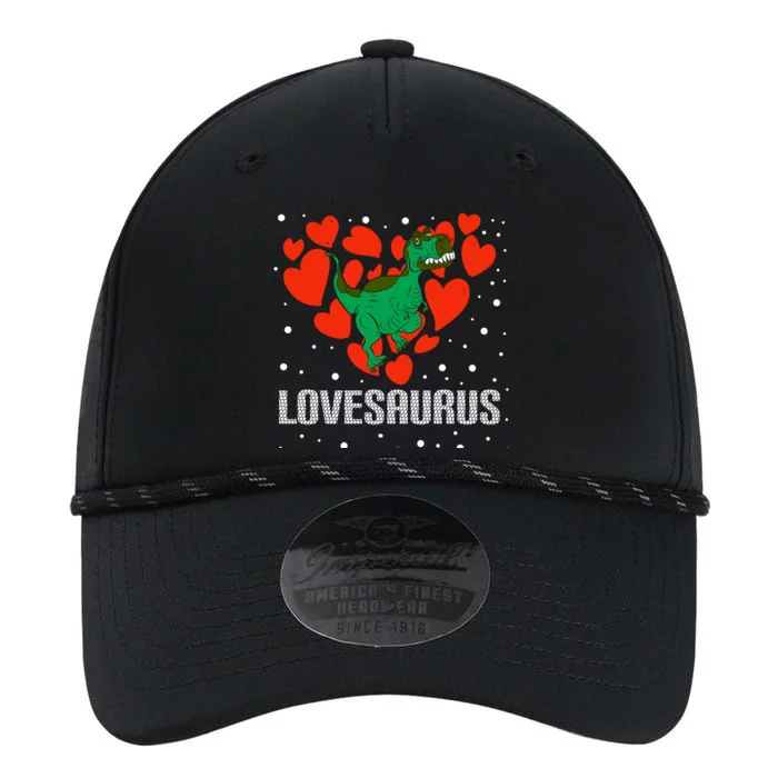 Lovesaurus Love Tgiftrex Dinosaur Heart Valentine's Day Cool Gift Performance The Dyno Cap