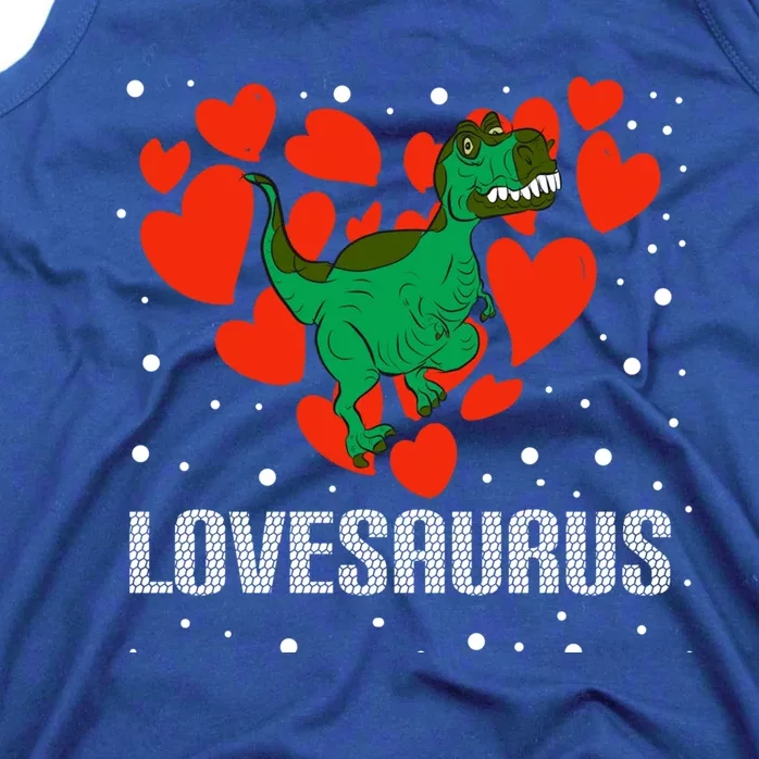 Lovesaurus Love Tgiftrex Dinosaur Heart Valentine's Day Cool Gift Tank Top