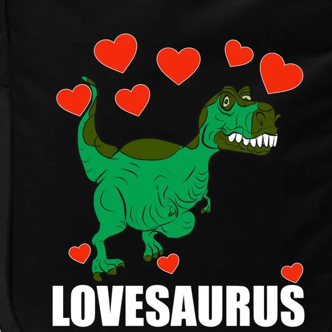 Lovesaurus Love Tgiftrex Dinosaur Heart Valentine's Day Gift Impact Tech Backpack