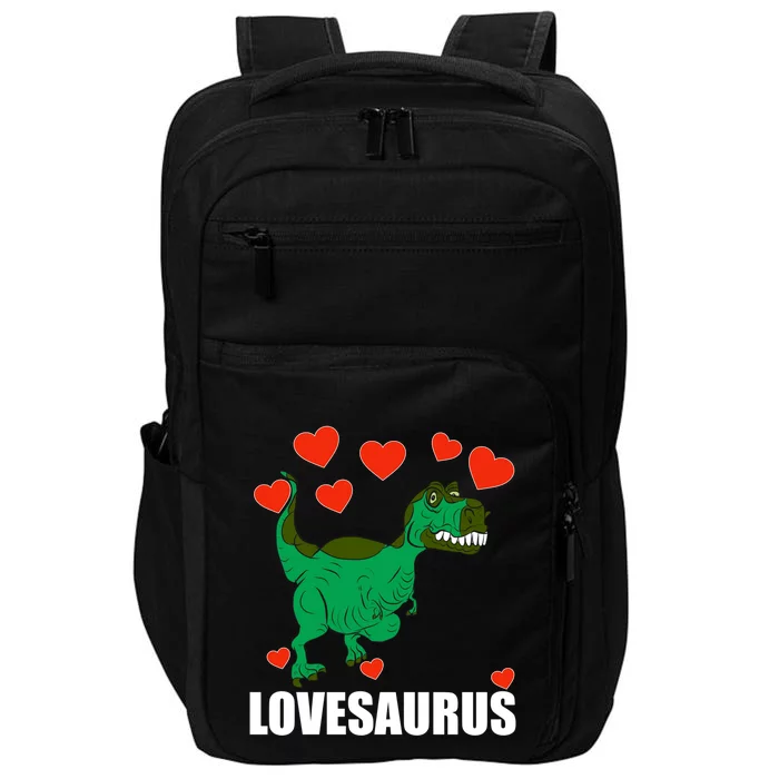 Lovesaurus Love Tgiftrex Dinosaur Heart Valentine's Day Gift Impact Tech Backpack