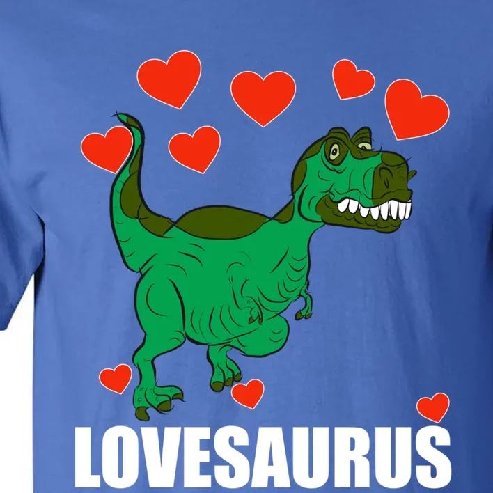 Lovesaurus Love Tgiftrex Dinosaur Heart Valentine's Day Gift Tall T-Shirt