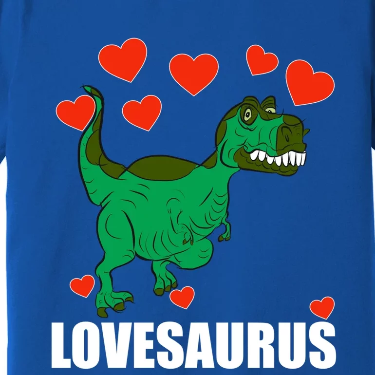 Lovesaurus Love Tgiftrex Dinosaur Heart Valentine's Day Gift Premium T-Shirt