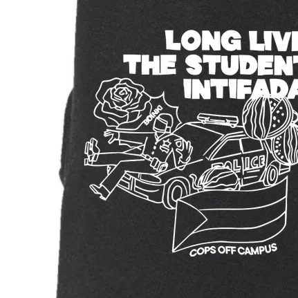 Long Live The Student Intifada Doggie 3-End Fleece Hoodie