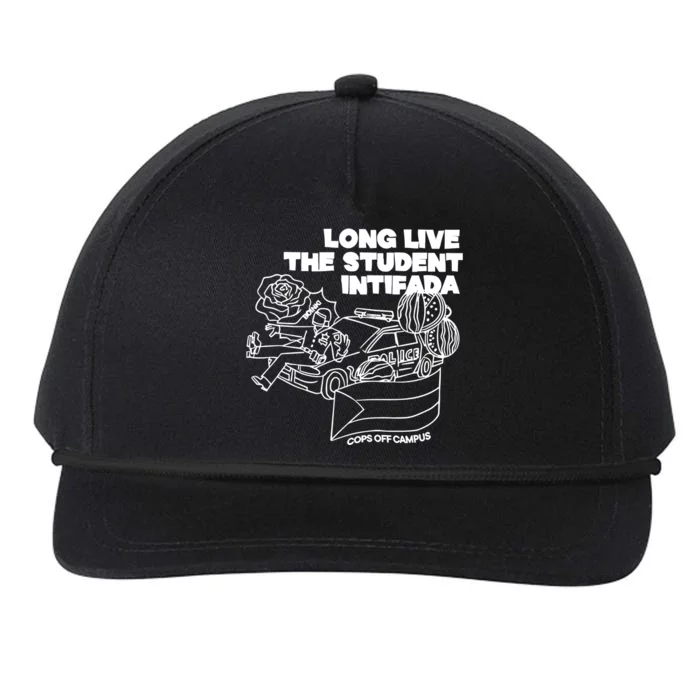 Long Live The Student Intifada Snapback Five-Panel Rope Hat