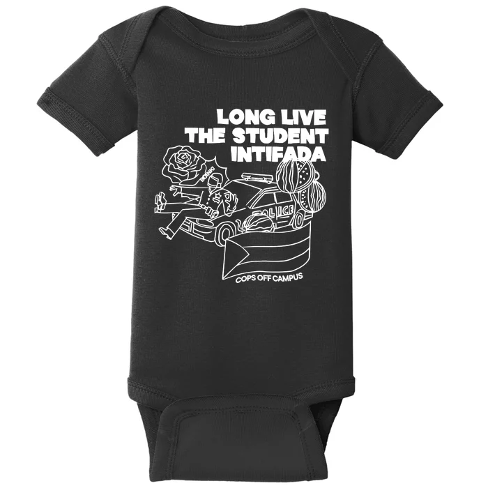 Long Live The Student Intifada Baby Bodysuit