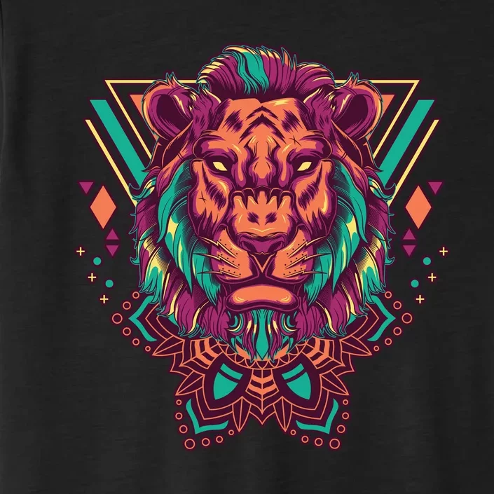 Leo Lion Tribal ChromaSoft Performance T-Shirt