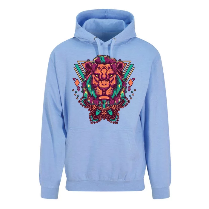 Leo Lion Tribal Unisex Surf Hoodie