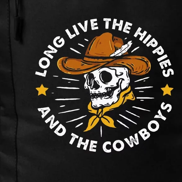 Long Live The Hippies And The Cowboys Daily Commute Backpack