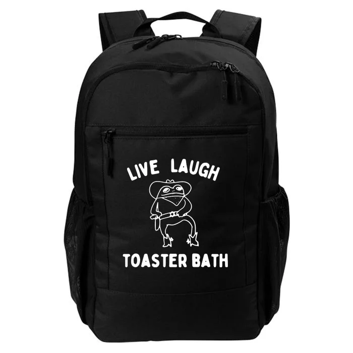 Live Laugh Toaster Bath Daily Commute Backpack