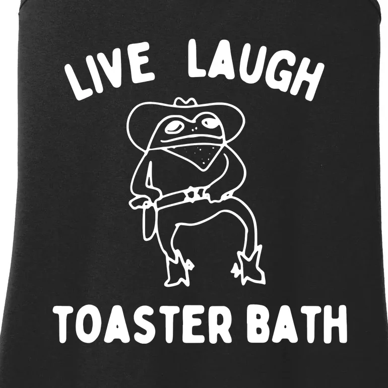 Live Laugh Toaster Bath Ladies Essential Tank