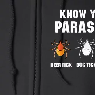 Lunatic Luna Tick Know Your Parasites Anti Joe Biden 2024 Full Zip Hoodie