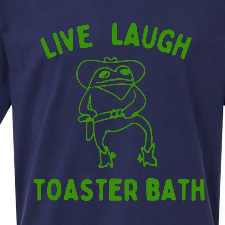 Live Laugh Toaster Bath Sueded Cloud Jersey T-Shirt