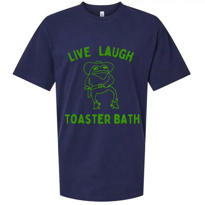 Live Laugh Toaster Bath Sueded Cloud Jersey T-Shirt