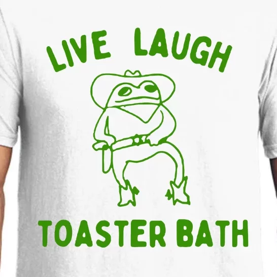 Live Laugh Toaster Bath Pajama Set