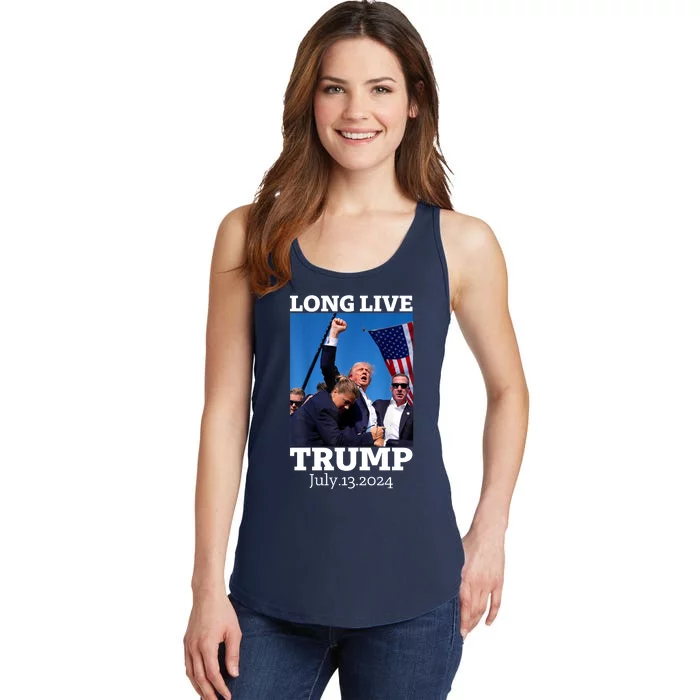 Long Live Trump July 13 2024 Ladies Essential Tank