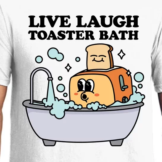 Live Laugh Toaster Bath Pajama Set