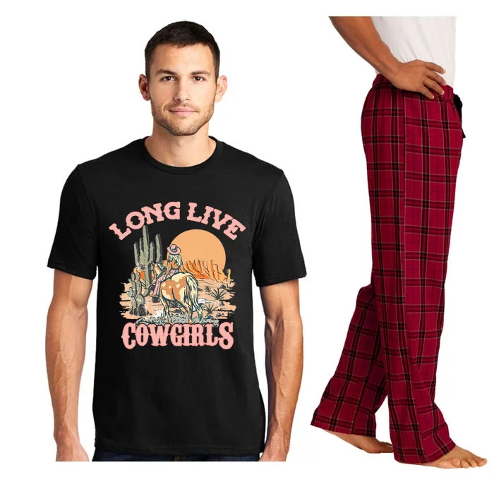 Long Live The Cowgirls Howdy Rodeo Western Country Pajama Set