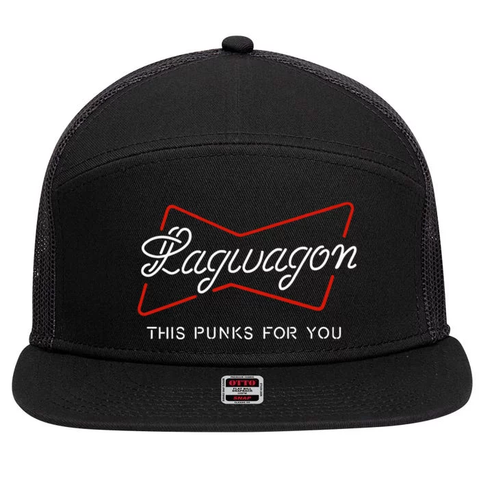 Lagwagon1989 Lagwagon This Punks For You 7 Panel Mesh Trucker Snapback Hat