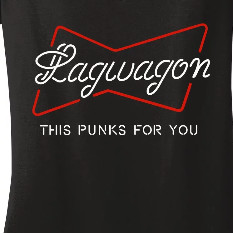 Lagwagon1989 Lagwagon This Punks For You Women's V-Neck T-Shirt