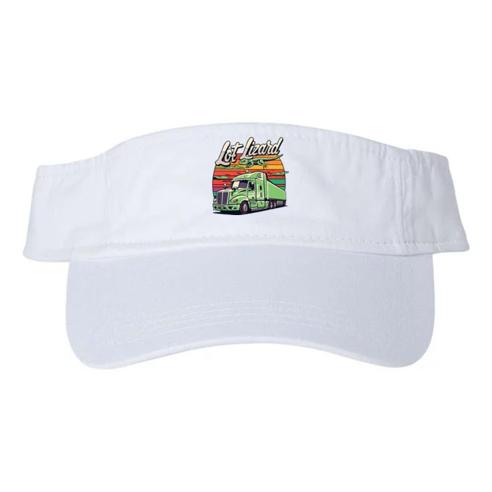 Lot Lizard Truck Driver Adventure Valucap Bio-Washed Visor