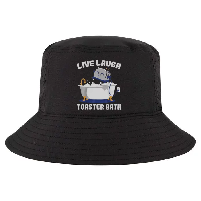 Live Laugh Toaster Bath Funny Cool Comfort Performance Bucket Hat