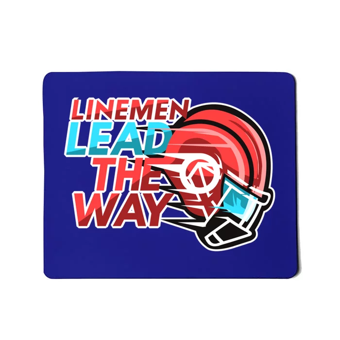 Line Lead The Way N American Football Line Funny Gift Mousepad