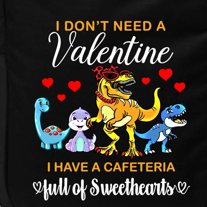 Lunch Lady Valentine I Have A Cafeteria Full Of Sweethearts Gift Impact Tech Backpack